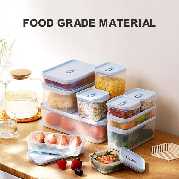 storage bottles & jars large capacity plastic sealed transparent food canister keep fresh clear container kitchen refrigerator box
storage bottles & jars large capacity plastic sealed transparent food canister keep fresh clear container kitchen refrigerator box