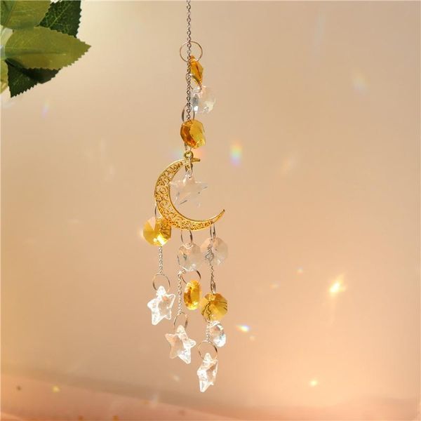 decorative objects & figurines pentagon star bell moon garden pendant window gold starfish creative hanging decoration crafts
decorative objects & figurines pentagon star bell moon garden pendant window gold starfish creative hanging decoration crafts