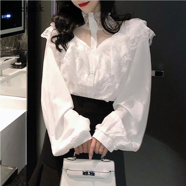 women's blouses & shirts ruffles white lace stitching shirt autumn fashion blouse women puff sleeve sweet womens blusas de mujer 1
women's blouses & shirts ruffles white lace stitching shirt autumn fashion blouse women puff sleeve sweet womens blusas de mujer 1