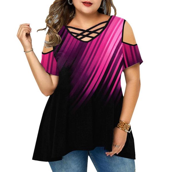 plus size t-shirt women summer 2021 tshirt elegant street short sleeve tees off shoulder print o-neck loose 5xl, Black
plus size t-shirt women summer 2021 tshirt elegant street short sleeve tees off shoulder print o-neck loose 5xl, Black