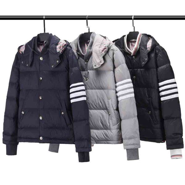 thom brun new winter tb down jacket men's and women's same british daily lapel hooded, Black;brown
thom brun new winter tb down jacket men's and women's same british daily lapel hooded, Black;brown
