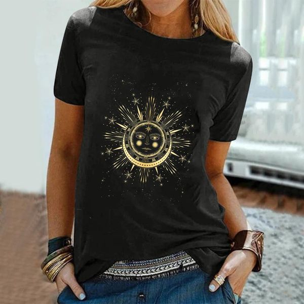 sun moon star print t shirt women harajuku vintage fashion t-shirt graphic black tshirt o-neck short sleeve tees female women's, White
sun moon star print t shirt women harajuku vintage fashion t-shirt graphic black tshirt o-neck short sleeve tees female women's, White