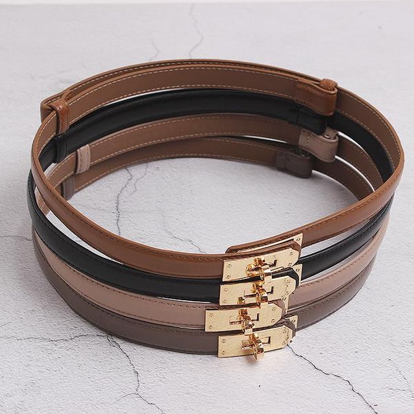 belts 2021 luxury cow leather women waist belt slim corset strap dress shirt autumn spring genuine, Black;brown
belts 2021 luxury cow leather women waist belt slim corset strap dress shirt autumn spring genuine, Black;brown