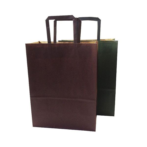gift wrap 8pcs/lot multifuntion kraft paper bags with handle environment friendly bag stripe package 33*25*12cm
gift wrap 8pcs/lot multifuntion kraft paper bags with handle environment friendly bag stripe package 33*25*12cm
