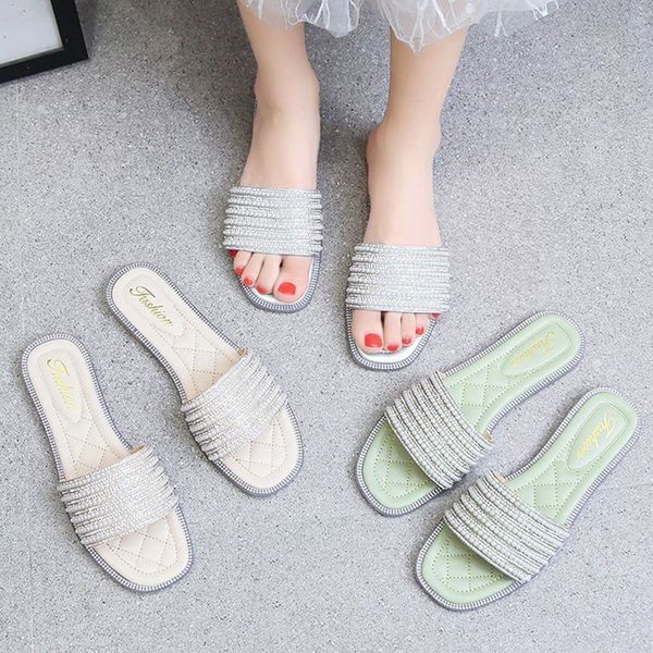2021 women slippers elegance pearl decoration upper flat shoes summer beach sandals office silver woman flip flops, Black
2021 women slippers elegance pearl decoration upper flat shoes summer beach sandals office silver woman flip flops, Black