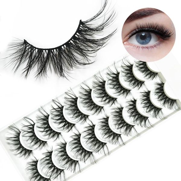 false eyelashes 10 pairs fake 100% mink lashes natural dramatic volume extension makeup
false eyelashes 10 pairs fake 100% mink lashes natural dramatic volume extension makeup