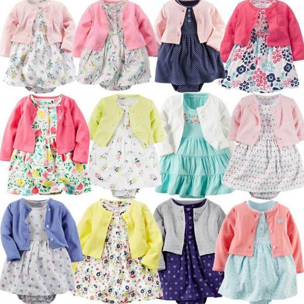 girl's dresses born baby girl clothing bodysuit dress set 2021 spring long sleeves coat+short sleeve 2pcs clothes sets, Red;yellow
girl's dresses born baby girl clothing bodysuit dress set 2021 spring long sleeves coat+short sleeve 2pcs clothes sets, Red;yellow
