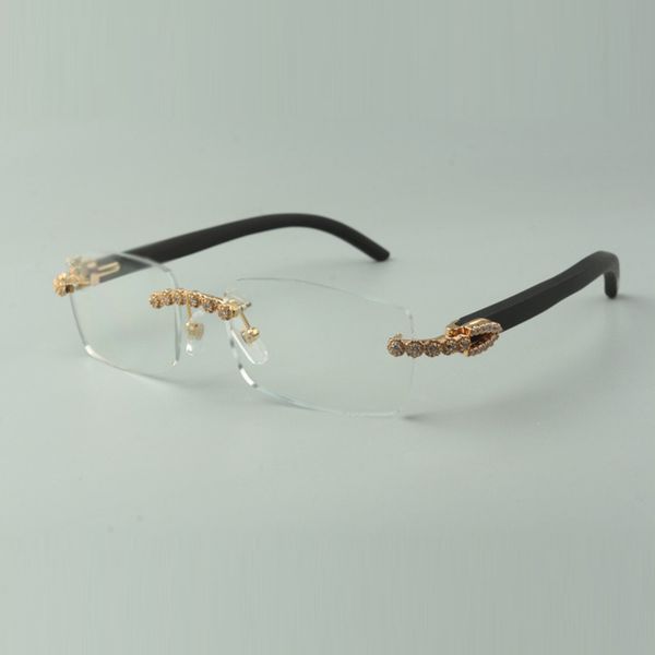 designer bouquet diamond glasses frames 3524012 with black wood temples and 56mm lens for unisex, Silver
designer bouquet diamond glasses frames 3524012 with black wood temples and 56mm lens for unisex, Silver