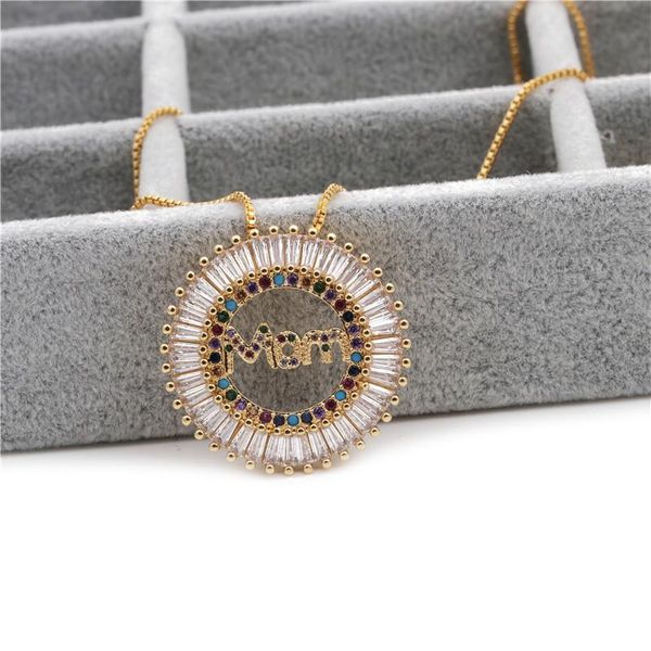 pendant necklaces fashion mother's day necklace copper micro-inlaid zircon mom lady birthday party gift, Silver
pendant necklaces fashion mother's day necklace copper micro-inlaid zircon mom lady birthday party gift, Silver