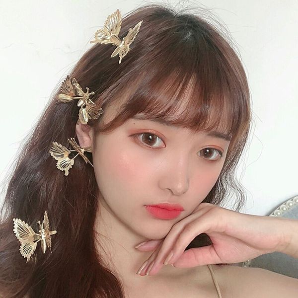 moving butterfly hairpin mori girls' metal hair claws barrettes versatile headdress for side bangs sz725, Slivery;white
moving butterfly hairpin mori girls' metal hair claws barrettes versatile headdress for side bangs sz725, Slivery;white