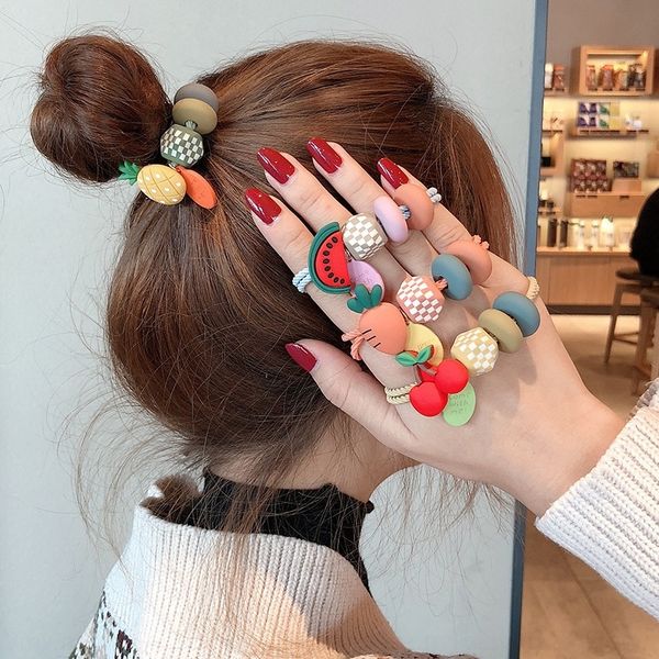 qnh korean version lovely fruit band girl's fruit rope high elastic ball head hair accessories horsetail hair ring widened girl's, Slivery;white
qnh korean version lovely fruit band girl's fruit rope high elastic ball head hair accessories horsetail hair ring widened girl's, Slivery;white