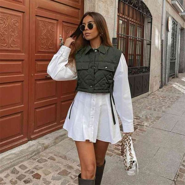 women cropped gilet jacket sleeveless fashion casual streetwear woman waistcoat veste femme 210915, Black;white
women cropped gilet jacket sleeveless fashion casual streetwear woman waistcoat veste femme 210915, Black;white
