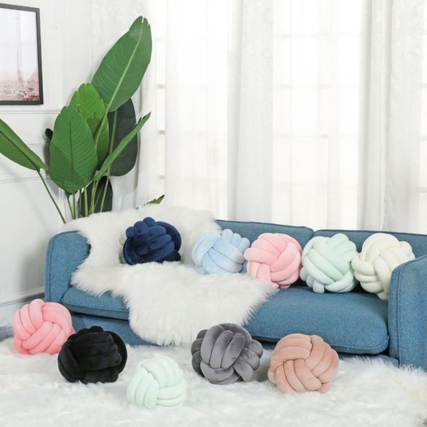 cushion/decorative pillow nordic ins stylehand woven throw pillows three-strand rope round knotted ball car sofa children's room decora
cushion/decorative pillow nordic ins stylehand woven throw pillows three-strand rope round knotted ball car sofa children's room decora