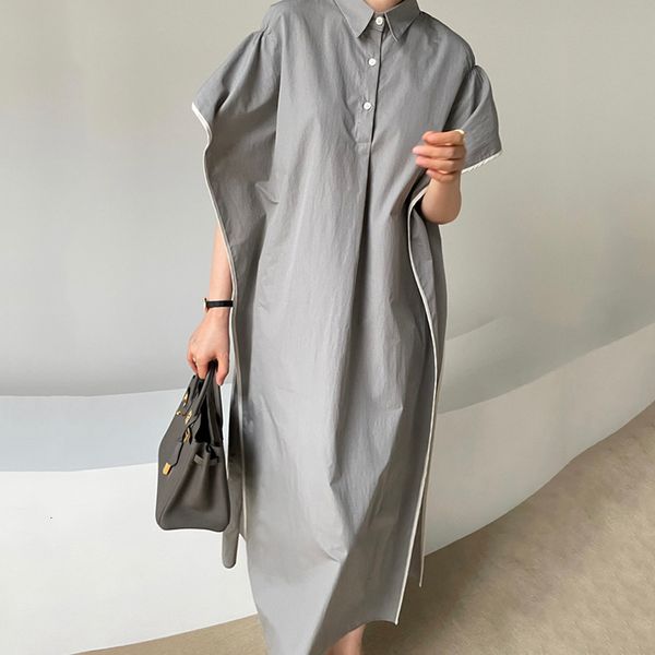 casual dresses korean chic minimalism french lapel three-button trim stitching design loose casual dress women jlf0, Black;gray
casual dresses korean chic minimalism french lapel three-button trim stitching design loose casual dress women jlf0, Black;gray