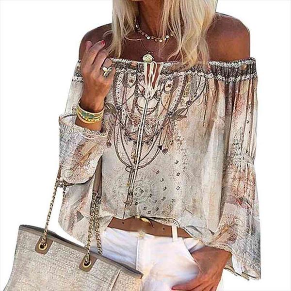 chiffon long sleeve off shoulder women shirt floral print hollow out lace up shirts female blouses casual, White
chiffon long sleeve off shoulder women shirt floral print hollow out lace up shirts female blouses casual, White