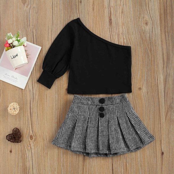 clothing citgeett spring toddler kid girls 2pcs clothes sets black shoulder shirts high waist buttons skirts casual set c0225, White
clothing citgeett spring toddler kid girls 2pcs clothes sets black shoulder shirts high waist buttons skirts casual set c0225, White