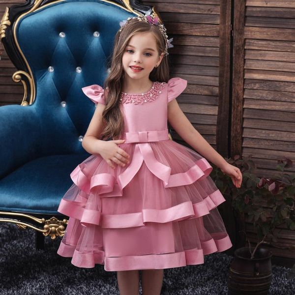 girl's dresses princess lace dress kids bead design baby girls vintage children wedding party formal ball gown 0-8t, Red;yellow
girl's dresses princess lace dress kids bead design baby girls vintage children wedding party formal ball gown 0-8t, Red;yellow