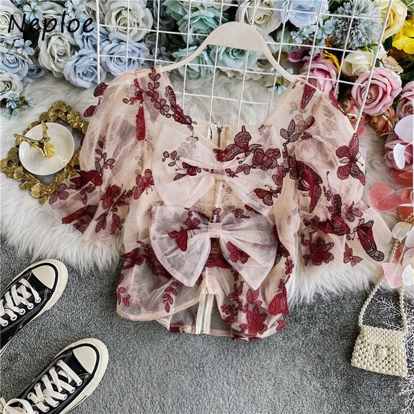 butterfly embroidery blouse women summer fashion v neck puff sleeve shirts blusa elegant bow knot female 1d963 210422, White
butterfly embroidery blouse women summer fashion v neck puff sleeve shirts blusa elegant bow knot female 1d963 210422, White