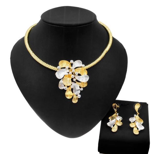 yulaili new design factory petal rhinestone fashion jewelry set necklace earrings beautiful and noble wholesale lady 2 pieces jewellery sets, Black
yulaili new design factory petal rhinestone fashion jewelry set necklace earrings beautiful and noble wholesale lady 2 pieces jewellery sets, Black