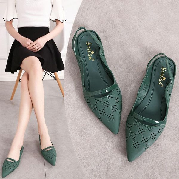 sandals 2021 summer ladies pointed toe half drag hole shoes fashion flat jelly, Black
sandals 2021 summer ladies pointed toe half drag hole shoes fashion flat jelly, Black