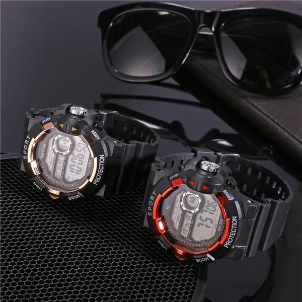 wristwatches children watch boy digital led quartz date sports wrist silicone male waterproof relogio festival gift, Slivery;brown
wristwatches children watch boy digital led quartz date sports wrist silicone male waterproof relogio festival gift, Slivery;brown