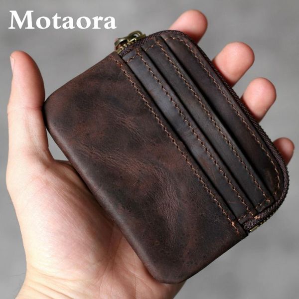 card holders motaora retro holder genuine leather vintage coin purse handmade mini bag portable driver license, Brown;gray
card holders motaora retro holder genuine leather vintage coin purse handmade mini bag portable driver license, Brown;gray