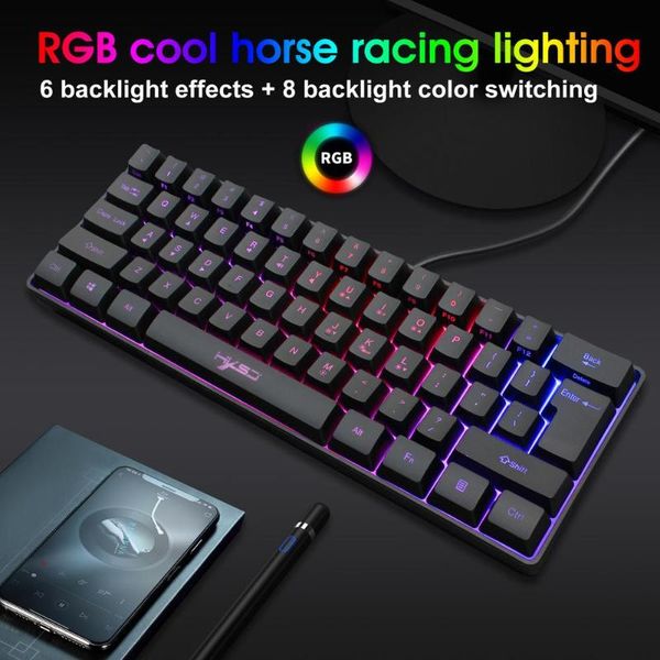 keyboards beesclover 61 keys rgb backlight usb mechanical keyboard for mechanics gamer cabinet mini
keyboards beesclover 61 keys rgb backlight usb mechanical keyboard for mechanics gamer cabinet mini
