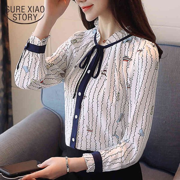 spring fashion chiffon shirts long sleeved blouses bow print clothing office lady sweet women d457 30 210521, White
spring fashion chiffon shirts long sleeved blouses bow print clothing office lady sweet women d457 30 210521, White