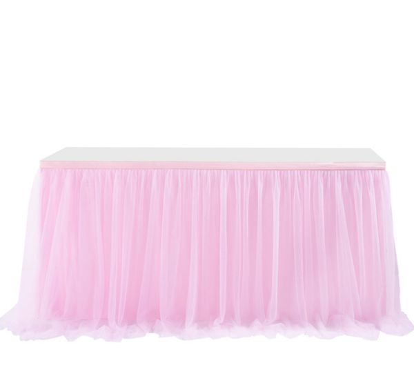 2021 organza 4 colors table skirt tableware cloth wedding tutu table skirt baby shower party home decoration table skirting, White
2021 organza 4 colors table skirt tableware cloth wedding tutu table skirt baby shower party home decoration table skirting, White
