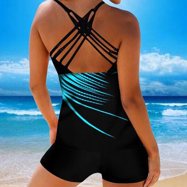 2021women blue printed swimsuit set strap cross back swimwear 2021 summer female beach bathing suit two pieces plus size, White;black
2021women blue printed swimsuit set strap cross back swimwear 2021 summer female beach bathing suit two pieces plus size, White;black