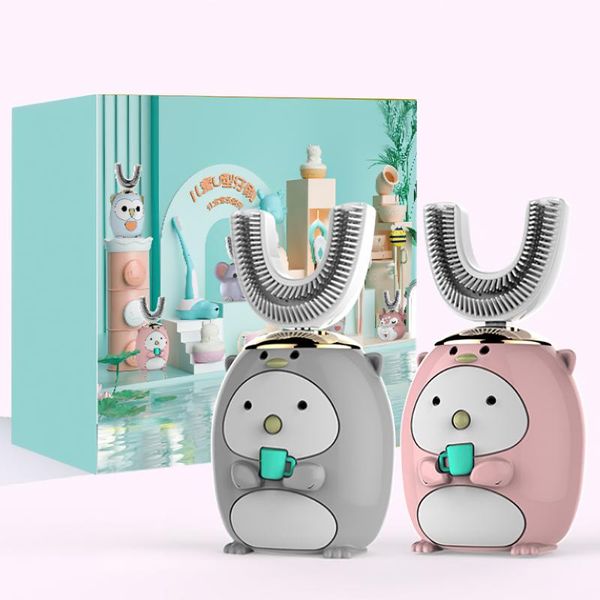 smart electric toothbrush 360 degree for children u-shaped silicone automatic ultrasonic cartoon pattern
smart electric toothbrush 360 degree for children u-shaped silicone automatic ultrasonic cartoon pattern