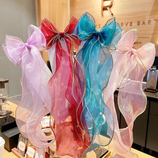 children's colorful bow hairpin hair accessories girls twisted braids decorative hairpins princess streamers, Slivery;white
children's colorful bow hairpin hair accessories girls twisted braids decorative hairpins princess streamers, Slivery;white