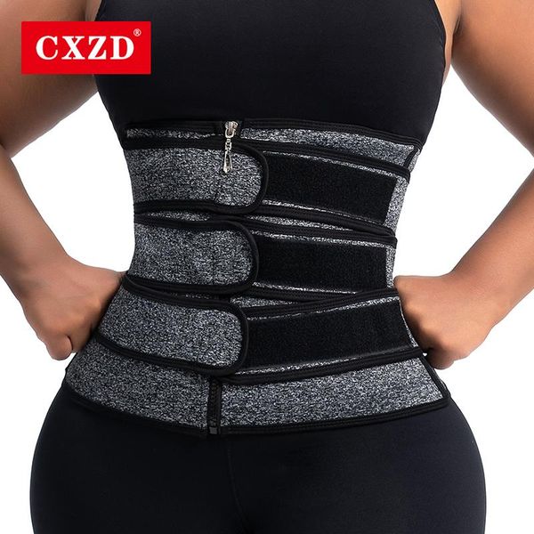 women waist trainer neoprene three-row zipper belt weight loss cincher body shaper fitness modeling strap women's shapers, Black;white
women waist trainer neoprene three-row zipper belt weight loss cincher body shaper fitness modeling strap women's shapers, Black;white