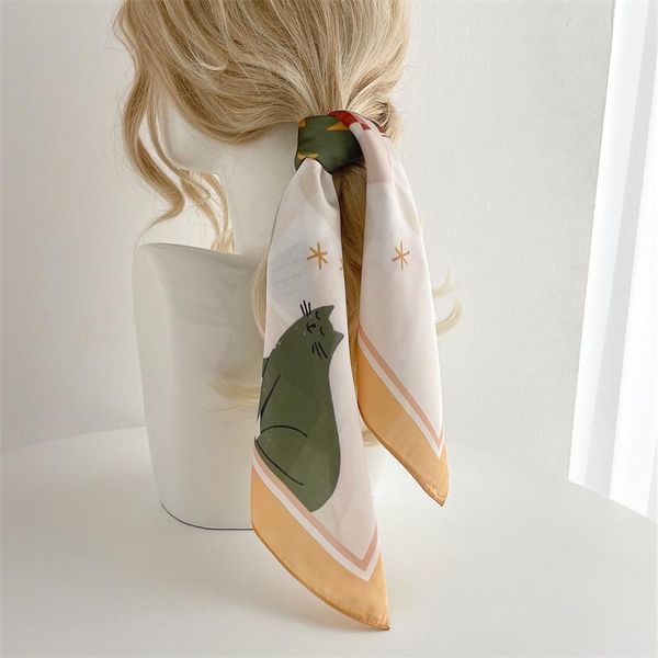 scarves lovely satin shawl square silk scarf for women neckerchief female ladies print headscarf head wraps headband summer bandana, Blue;gray
scarves lovely satin shawl square silk scarf for women neckerchief female ladies print headscarf head wraps headband summer bandana, Blue;gray