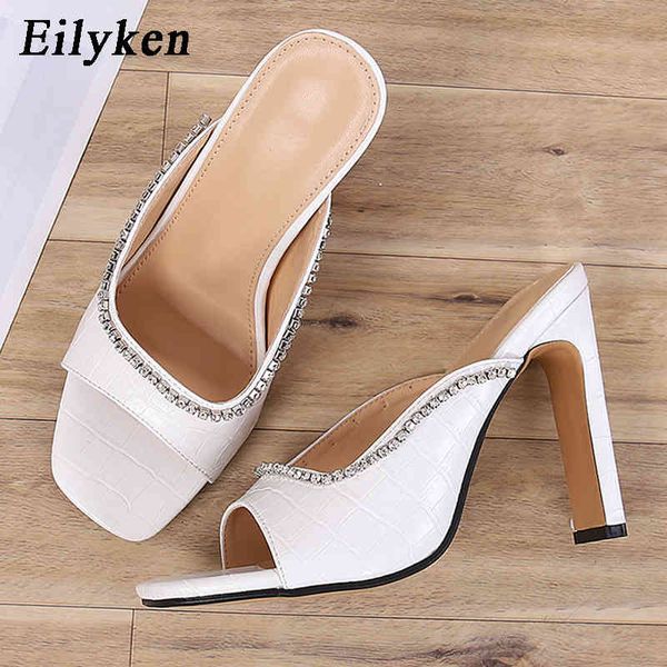 eilyken 2021 new summer women slippers fashion open toe crystal high heels shoes square heel sandals pumps size 35-42 c0410, Black
eilyken 2021 new summer women slippers fashion open toe crystal high heels shoes square heel sandals pumps size 35-42 c0410, Black