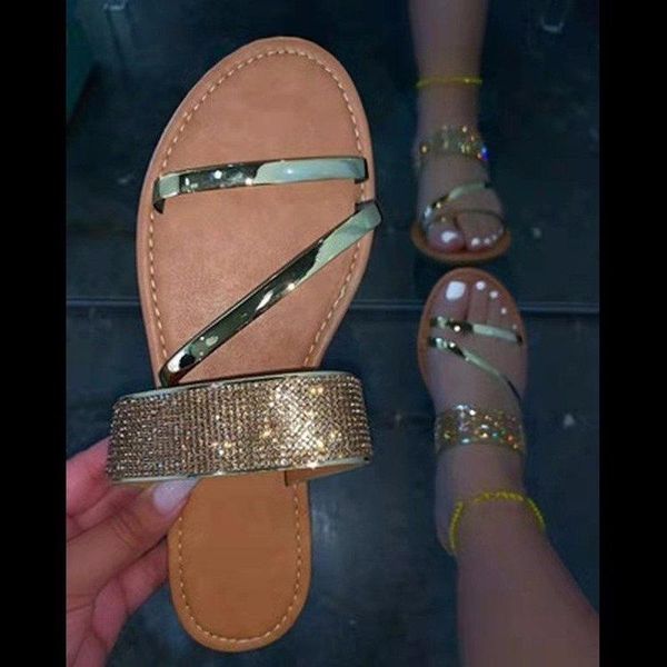 women summer roman rhinestone flats ladies outdoor large size slippers flat female beach zapatos de mujer, Black
women summer roman rhinestone flats ladies outdoor large size slippers flat female beach zapatos de mujer, Black