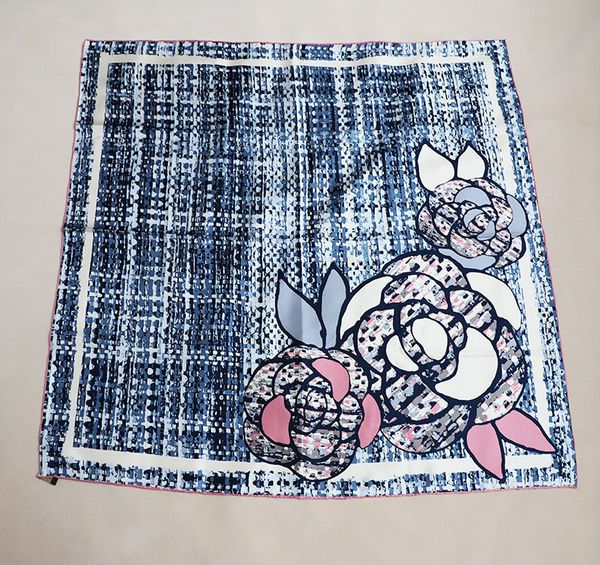 camellia print 100% natural mulberry* 90*90cm designer silk scarf hand rolled edges foulard en soie luxe, Blue;gray
camellia print 100% natural mulberry* 90*90cm designer silk scarf hand rolled edges foulard en soie luxe, Blue;gray