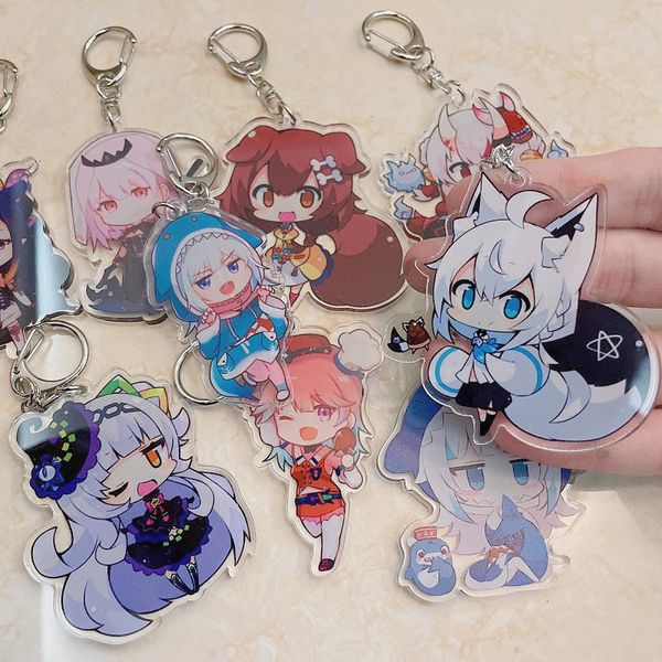 keychains hololive vtuber key chain acrylic usada pekora uruha rushia hosimati suisei inugami korone chains bags anime figure ring, Silver
keychains hololive vtuber key chain acrylic usada pekora uruha rushia hosimati suisei inugami korone chains bags anime figure ring, Silver