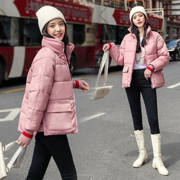 Women's Down & Parkas Chic Short Stand Collar Bakery Winter jacket Women Oversize Thick Warm Cotton Padded Wadded Big Pocket X7VH, Black
Women's Down & Parkas Chic Short Stand Collar Bakery Winter jacket Women Oversize Thick Warm Cotton Padded Wadded Big Pocket X7VH, Black