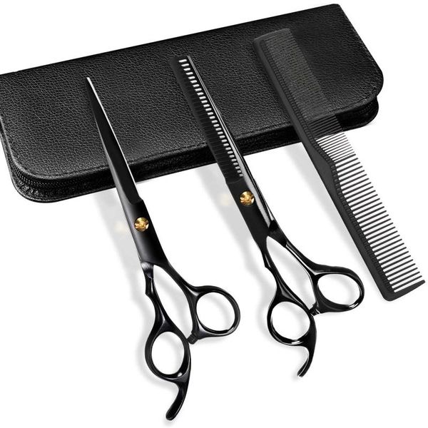 hair scissors 4 pieces hairdressing set haircut salon styling tools stainless steel barber flat tooth blades for women and men
hair scissors 4 pieces hairdressing set haircut salon styling tools stainless steel barber flat tooth blades for women and men