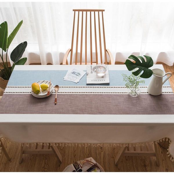 table cloth 9 sizes striped printed dining room cotton linen tablecloth with tassel elegant decor coffee tea covers
table cloth 9 sizes striped printed dining room cotton linen tablecloth with tassel elegant decor coffee tea covers