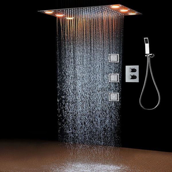 rain shower set modern minimalist colorful led light-emitting square spray concealed thermostatic massage bathroom sets
rain shower set modern minimalist colorful led light-emitting square spray concealed thermostatic massage bathroom sets