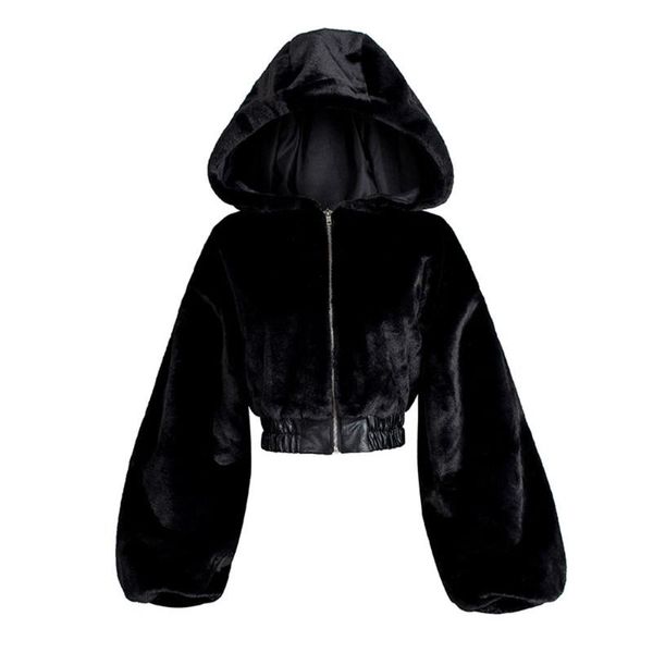 winter faux fur jacket women short coat 2021 warmness fashion gothic casual black jackets hooded outwear oversize coats women's, Black;brown
winter faux fur jacket women short coat 2021 warmness fashion gothic casual black jackets hooded outwear oversize coats women's, Black;brown