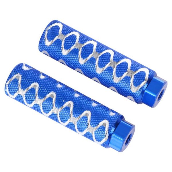 bike pedals 1 pair aluminum alloy bycicle pedal sturdy cylinder seat axle stunt pegs mountain accessory with big hole (blue)
bike pedals 1 pair aluminum alloy bycicle pedal sturdy cylinder seat axle stunt pegs mountain accessory with big hole (blue)