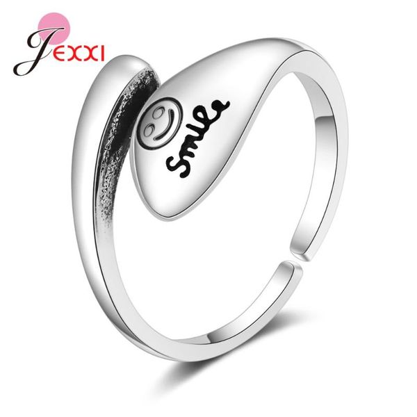 cluster rings trendy simple 925 sterling silver handmade creative smile opening prevent allergy for women girl party jewelry, Golden;silver
cluster rings trendy simple 925 sterling silver handmade creative smile opening prevent allergy for women girl party jewelry, Golden;silver