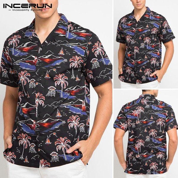 men's casual shirts men printed short sleeve lapel floral man summer hawaiian holiday blouse loose streetwear plus size, White;black
men's casual shirts men printed short sleeve lapel floral man summer hawaiian holiday blouse loose streetwear plus size, White;black