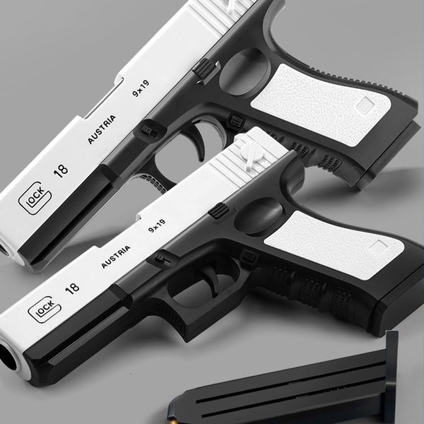 gentleman white shell glock desert eagle pistol bullet soft glue children's machine boy toy gun
gentleman white shell glock desert eagle pistol bullet soft glue children's machine boy toy gun
