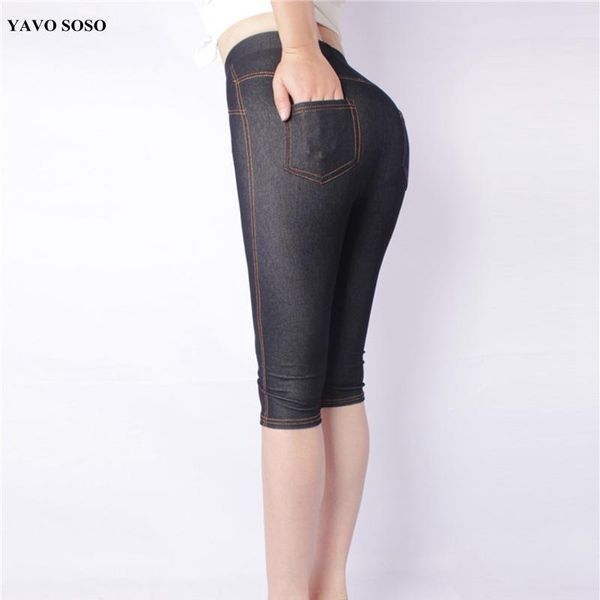 women's pants & capris yavo soso summer style women leggings super elastic denim soft and breathable plus size 5xl mid-calf, Black;white
women's pants & capris yavo soso summer style women leggings super elastic denim soft and breathable plus size 5xl mid-calf, Black;white