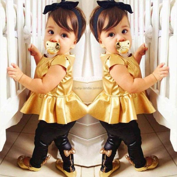 toddler girls clothing set boutique leggings 2pcs girl suits kids costume baby clothes infant outfits gold summer bc1124, White
toddler girls clothing set boutique leggings 2pcs girl suits kids costume baby clothes infant outfits gold summer bc1124, White