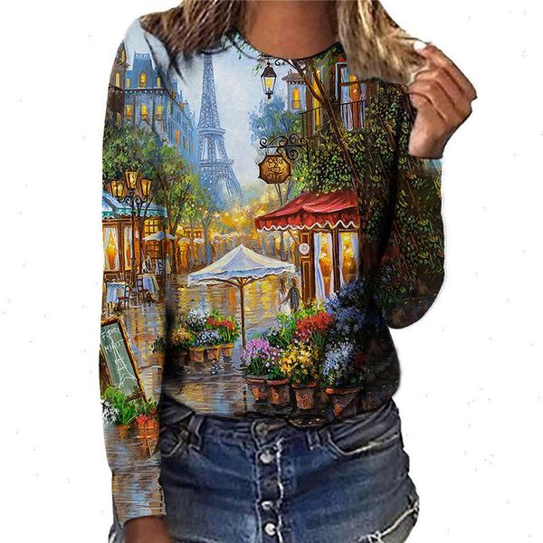 3d painting cartoon print women t-shirts long sleeve autumn streetwear tees loose casual o-neck fashion lady cotton t-shirt, White
3d painting cartoon print women t-shirts long sleeve autumn streetwear tees loose casual o-neck fashion lady cotton t-shirt, White